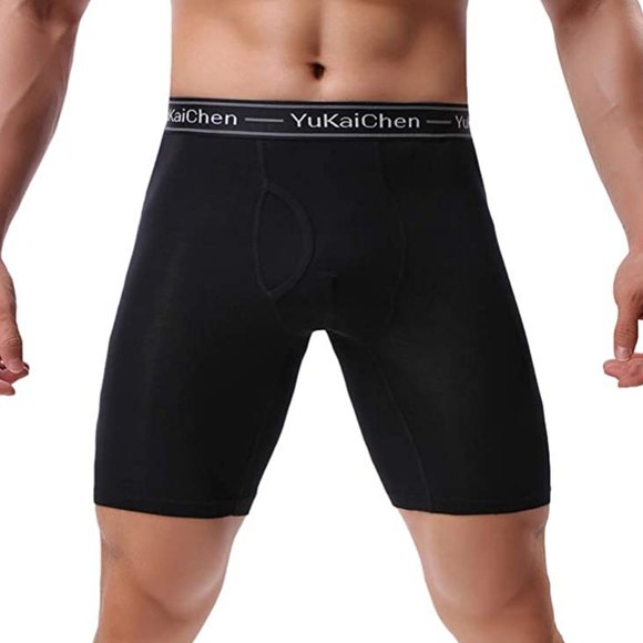 YuKaiChen Soft Bamboo Fiber Underwear Long Boxer - Picture 1 of 2